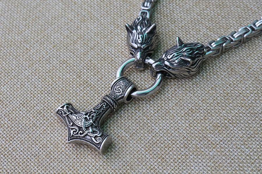 Mjölnir Spirit Animal Necklace - Wyvern's Hoard