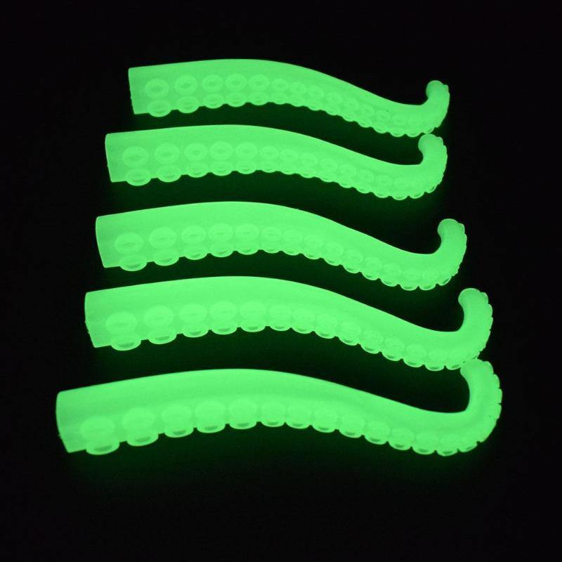 Glow In The Dark Finger Tentacles (Pack of 5) - Wyvern's Hoard