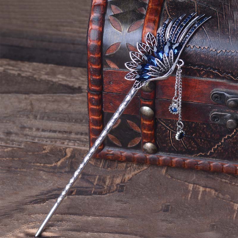 Phoenix Feathers Hair Stick