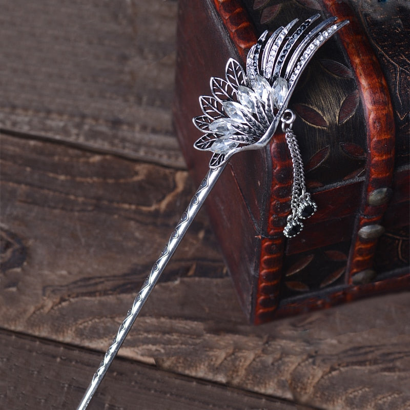 Phoenix Feathers Hair Stick