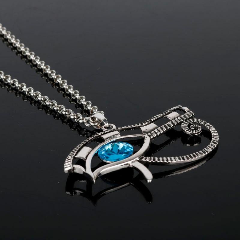 Blue Eye of Horus Wadjet Necklace - Wyvern's Hoard