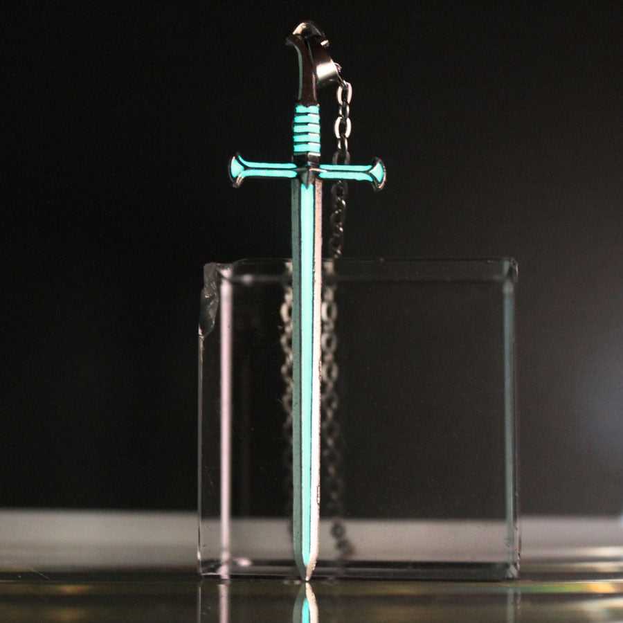 Glow in the Dark Great Sword Necklace