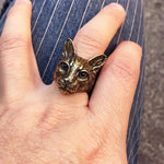Cat Head Ring - Wyvern's Hoard