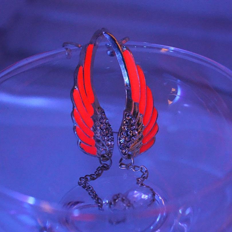 Glow In The Dark Hermes Wings Ear Cuffs - Wyvern's Hoard