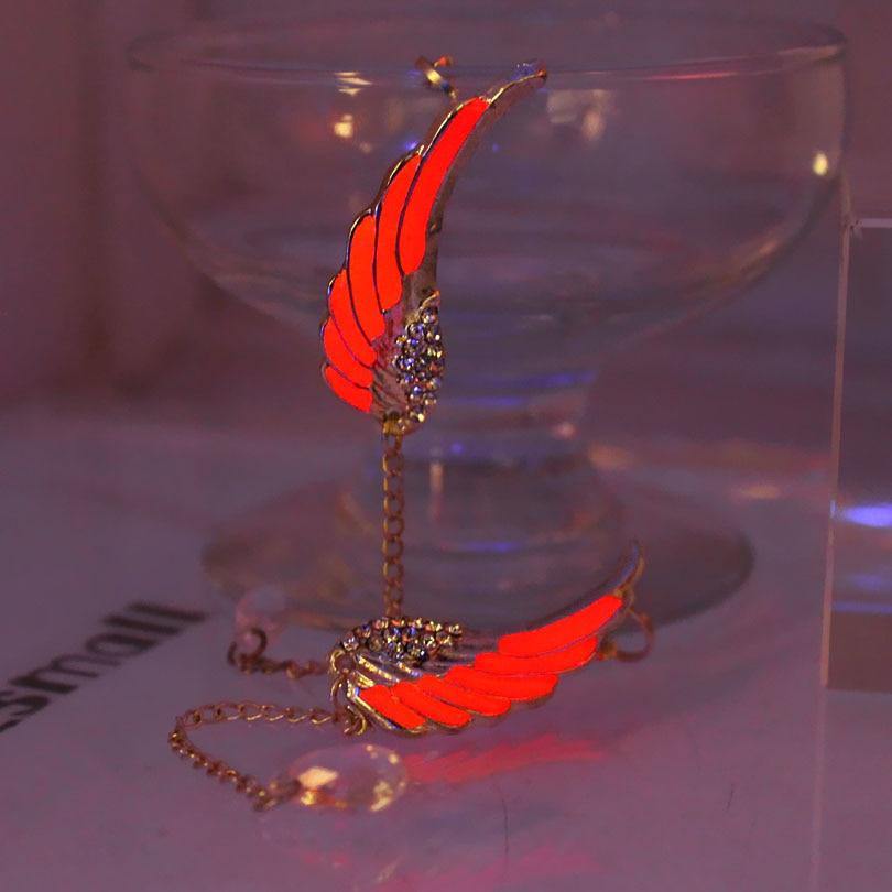 Glow In The Dark Hermes Wings Ear Cuffs - Wyvern's Hoard