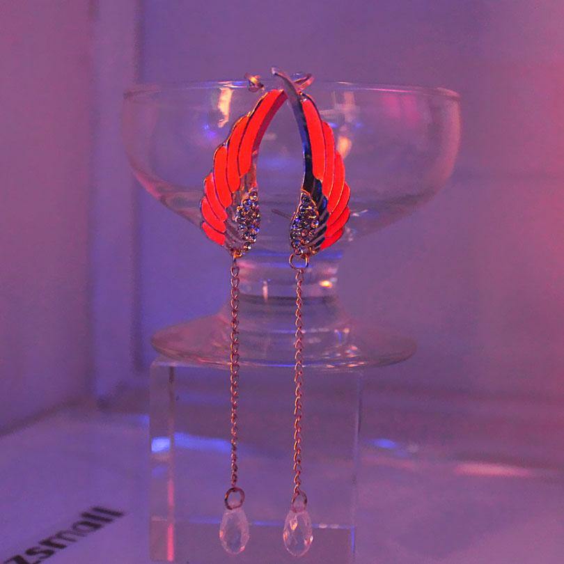 Glow In The Dark Hermes Wings Ear Cuffs - Wyvern's Hoard