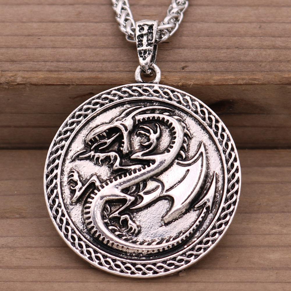 Draconic Wyrm Medallion Necklace – Wyvern's Hoard