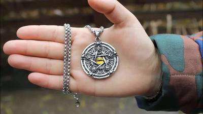 All-Seeing Eye Pentagram Necklace - Wyvern's Hoard