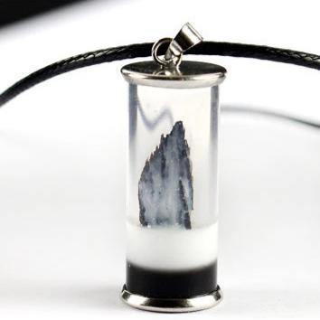 Glow In The Dark Snow Mountain Necklace - Wyvern's Hoard
