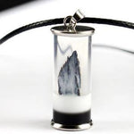Glow In The Dark Snow Mountain Necklace - Wyvern's Hoard