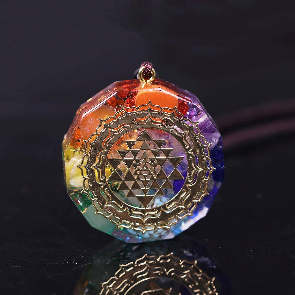 Cosmic Energies Orgonite Chakra Pendants - Wyvern's Hoard