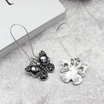 Skull Butterfly Dangle Earrings - Wyvern's Hoard