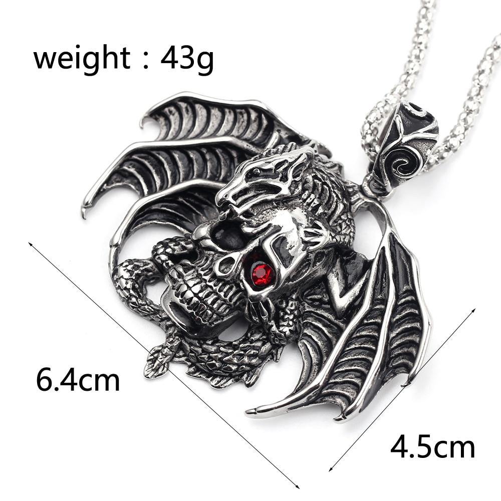 Níðhöggr Dragon Necklace - Wyvern's Hoard