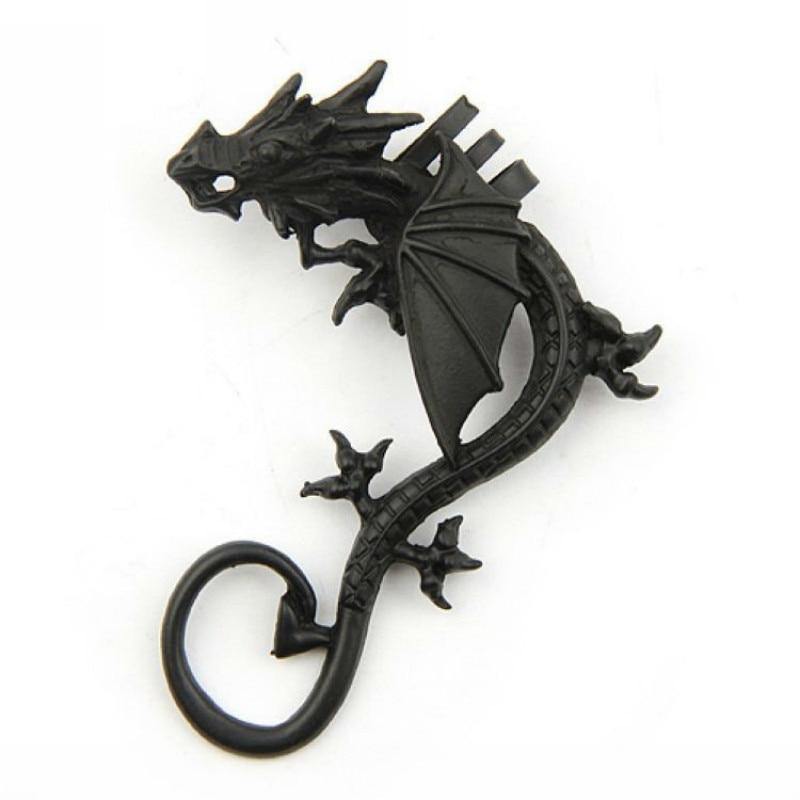 Perching Dragon Earcuff - Wyvern's Hoard