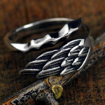 Angel Wing Sterling Silver Ring - Wyvern's Hoard