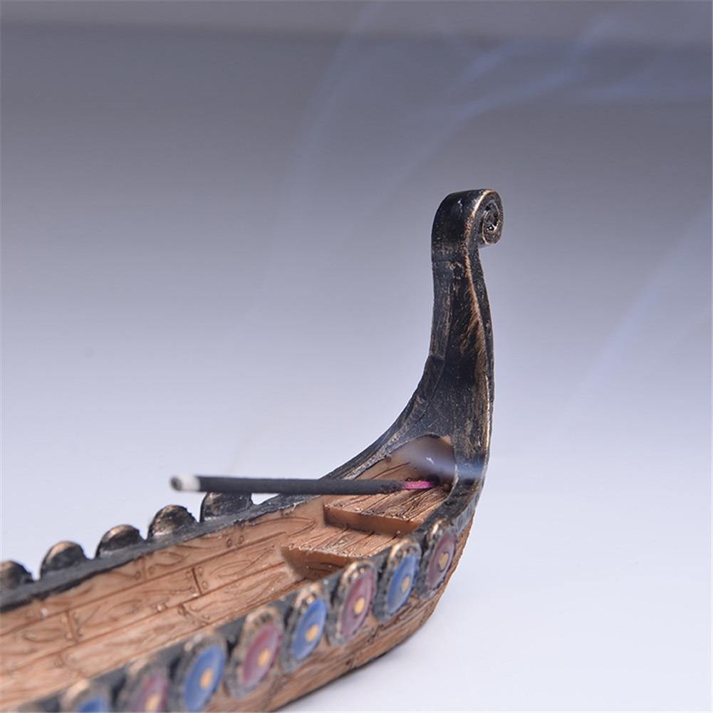 Viking Ship Incense Burner - Wyvern's Hoard