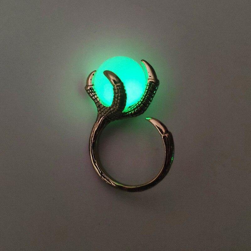 Dragon's Claw Glow in the Dark Ring - Wyvern's Hoard