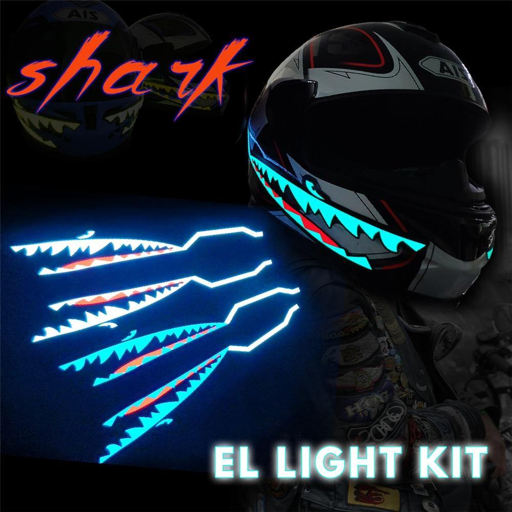 Shark Helmet EL Light Strips - Wyvern's Hoard