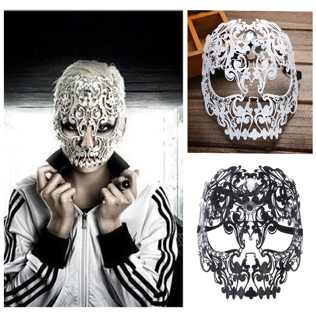 Diamante Iron Skull Face Mask - Wyvern's Hoard