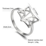 Geometric Fox Ring & Necklace - Wyvern's Hoard