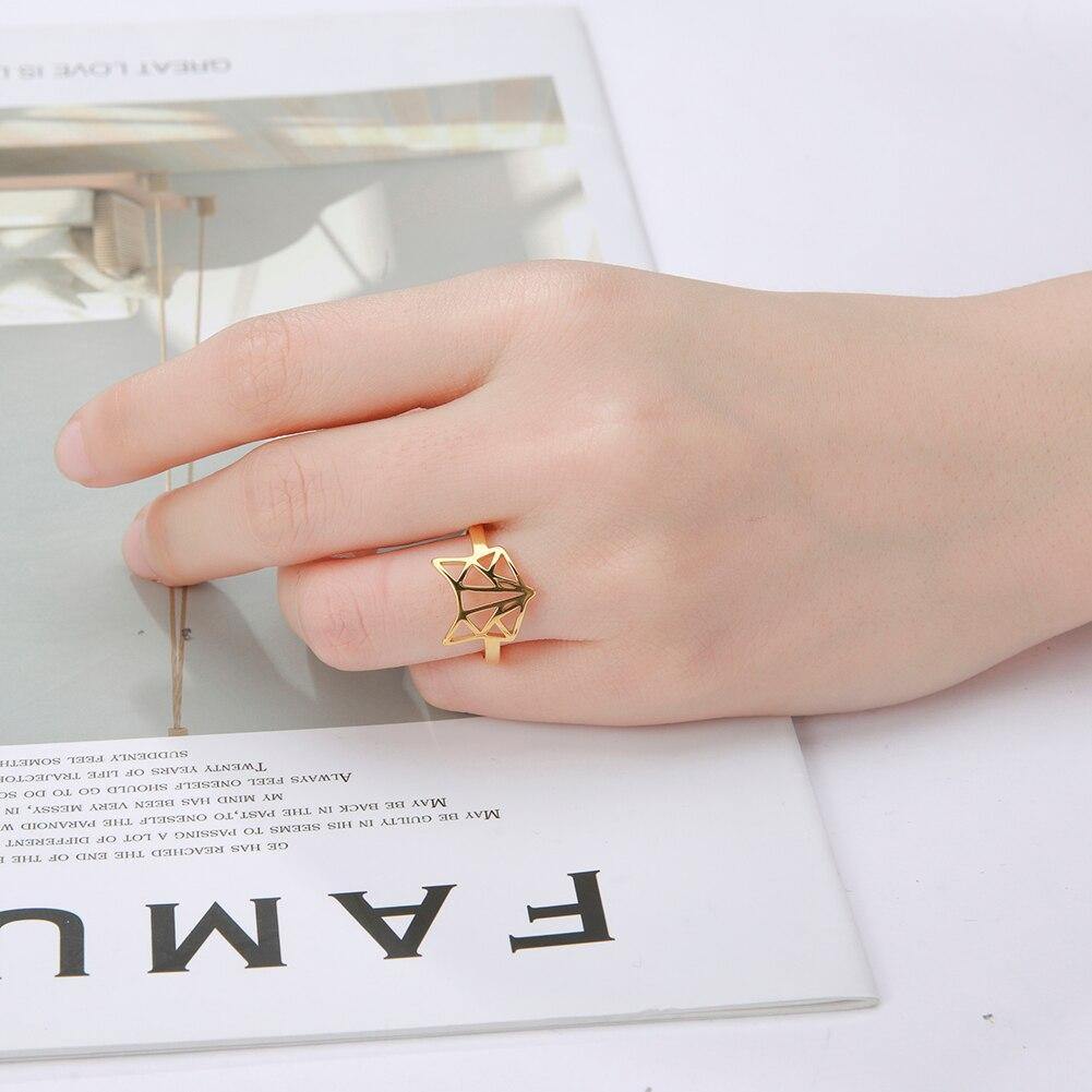 Geometric Fox Ring & Necklace - Wyvern's Hoard