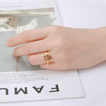 Geometric Fox Ring & Necklace - Wyvern's Hoard