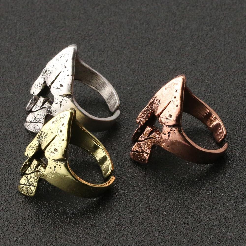 Battle-Worn Spartan Helmet Ring - Wyvern's Hoard