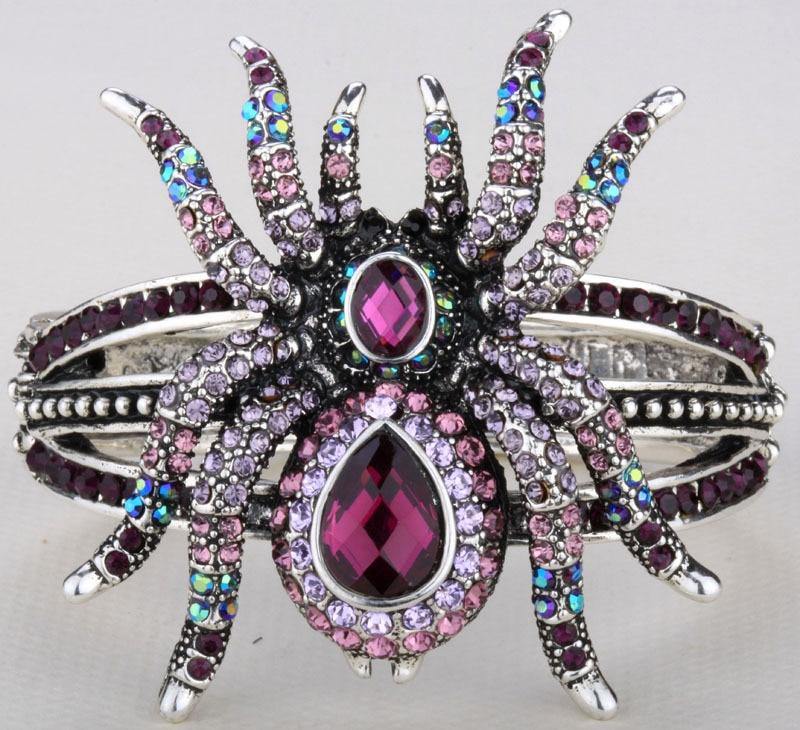 Crystal Spider Bracelet - Wyvern's Hoard