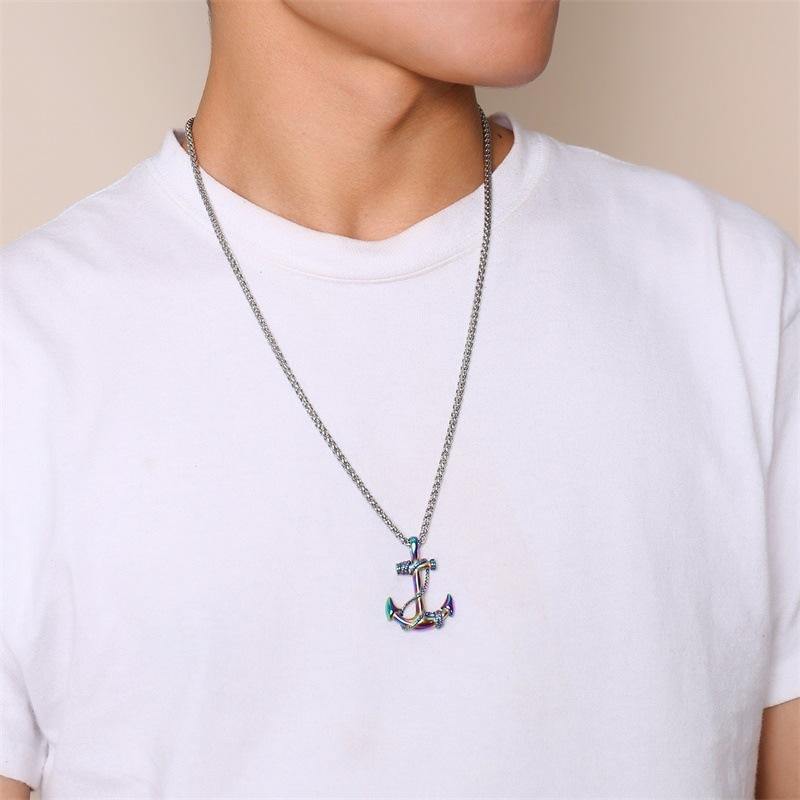 Steel Anchor Necklaces - Wyvern's Hoard