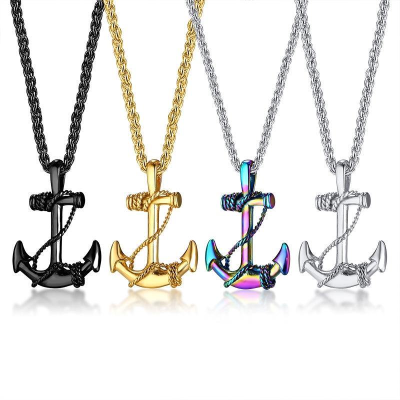 Steel Anchor Necklaces - Wyvern's Hoard