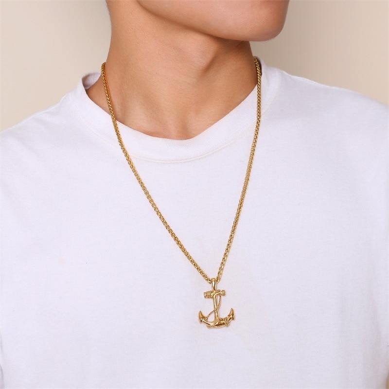 Steel Anchor Necklaces - Wyvern's Hoard