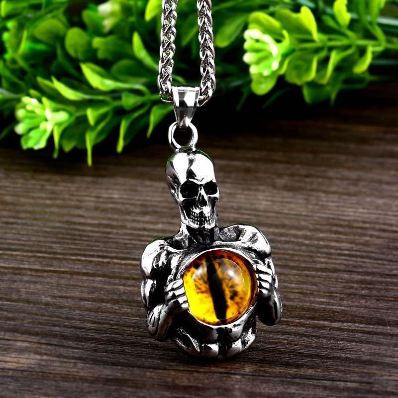 Inner Eye Skeleton Necklace - Wyvern's Hoard