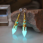 Crystal Obelisk Earrings - Wyvern's Hoard