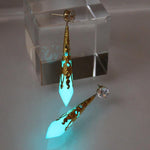 Crystal Obelisk Earrings - Wyvern's Hoard