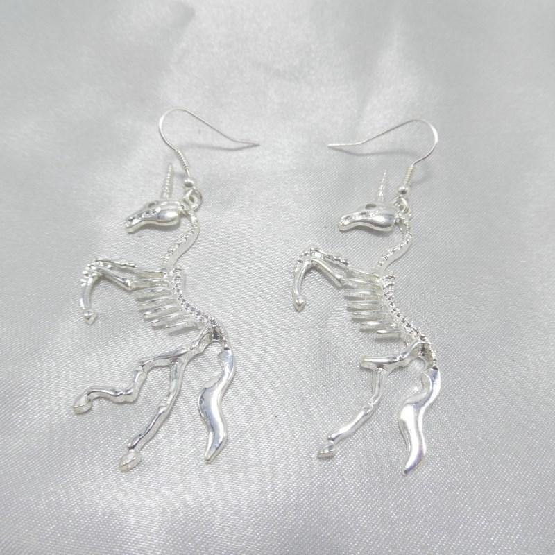 Undead Unicorn Earrings - Wyvern's Hoard