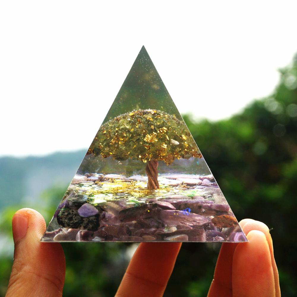 Tree of Life Orgone Pyramid