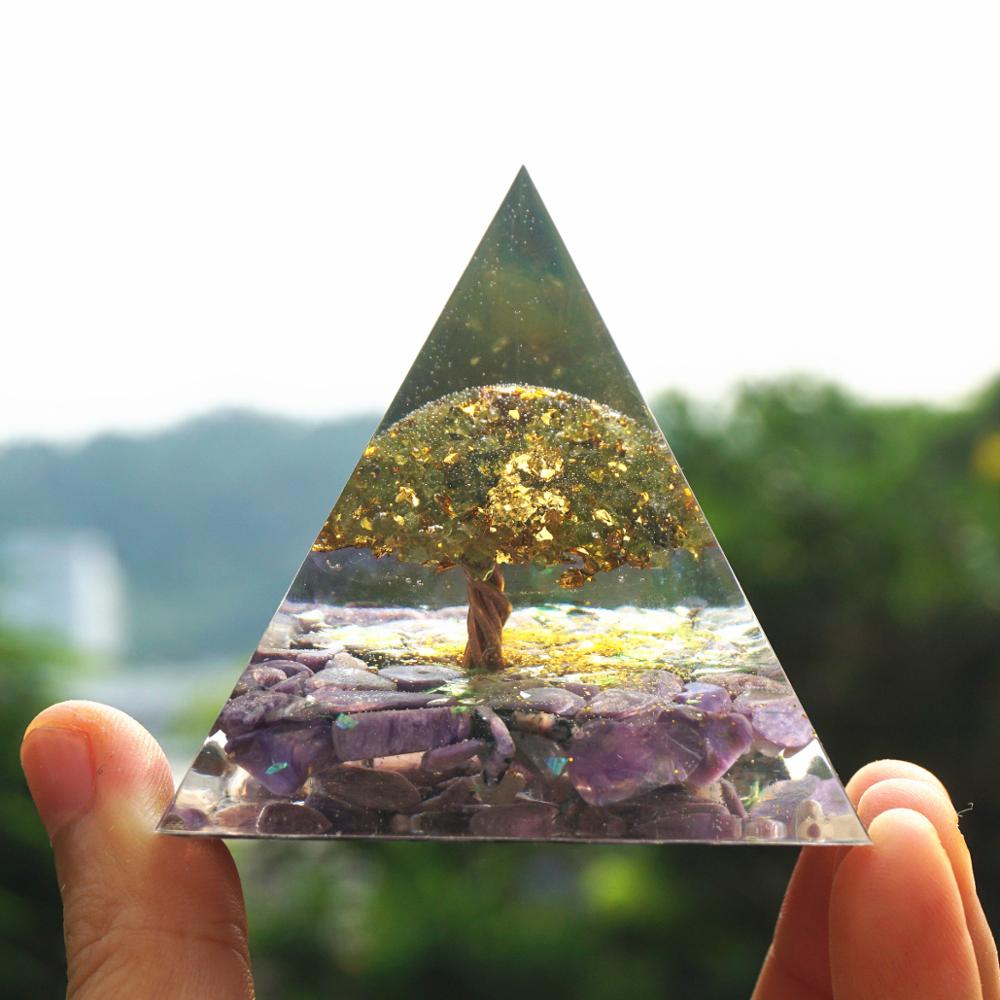 Tree of Life Orgone Pyramid