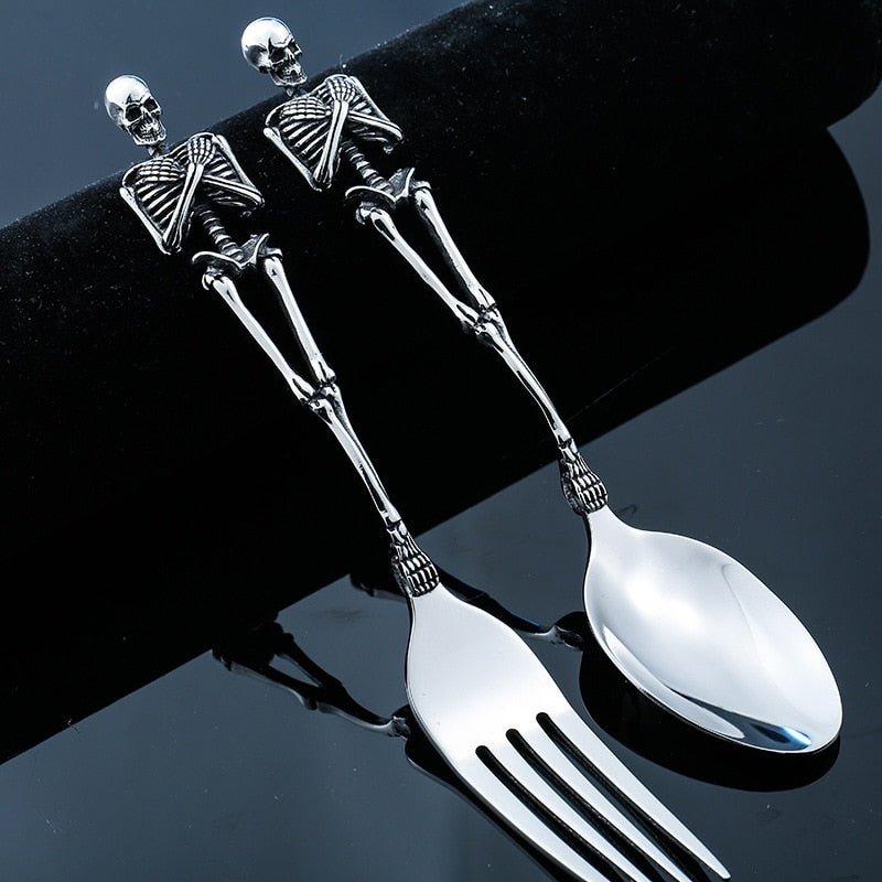 Skeleton Fork & Spoon Set