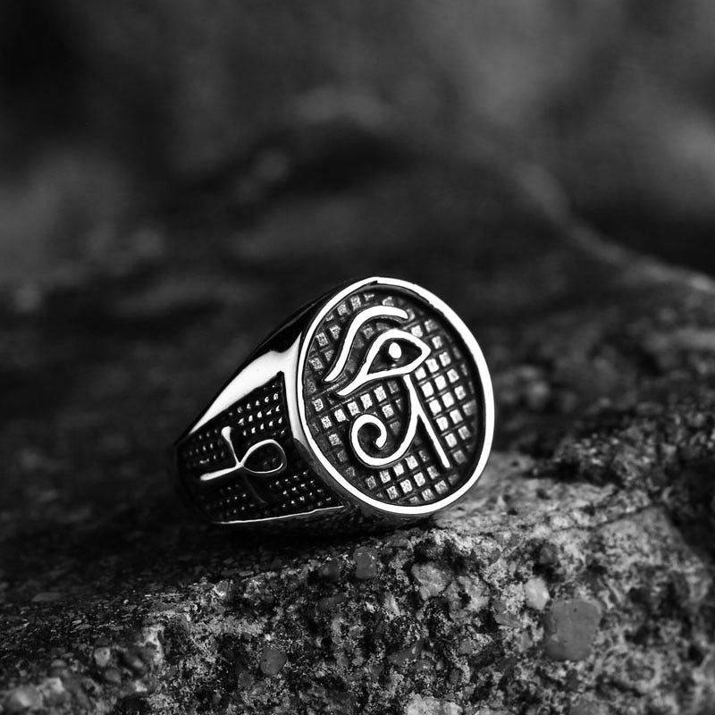 Egyptian Wadjet Signet Ring