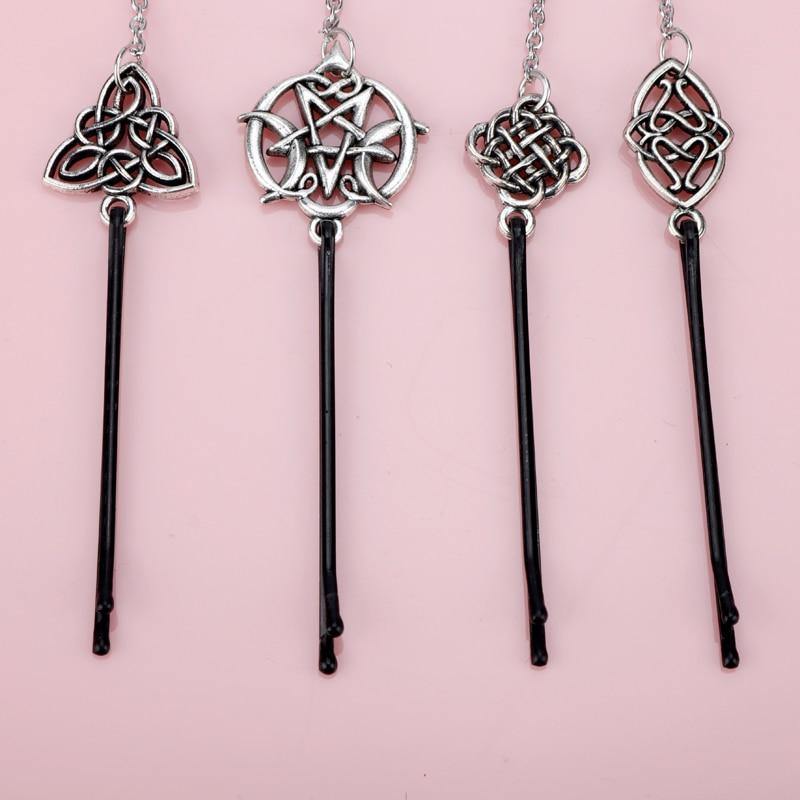 Celtic Knots Hair Pins (Set of 4) - Wyvern's Hoard