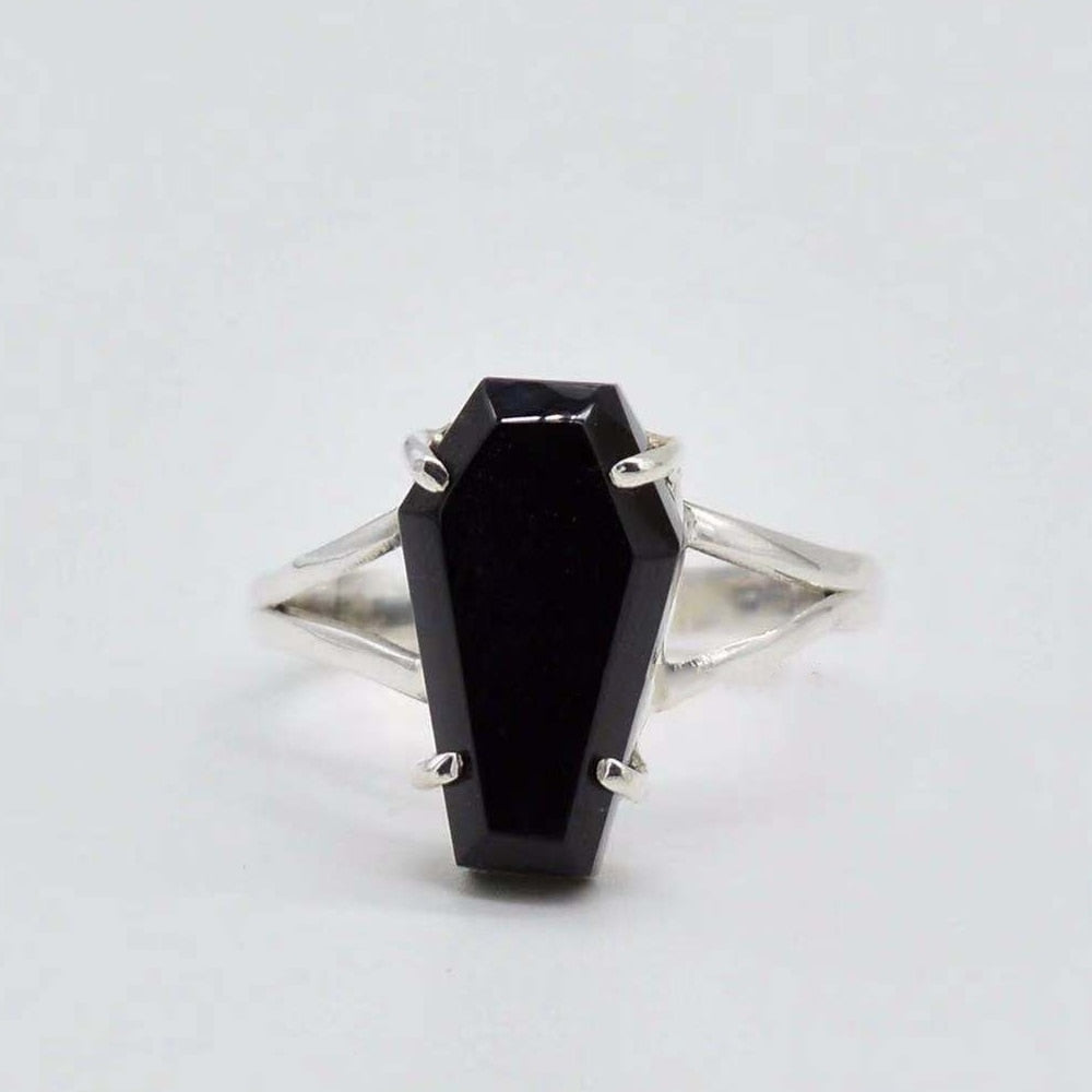 Black Casket Ring