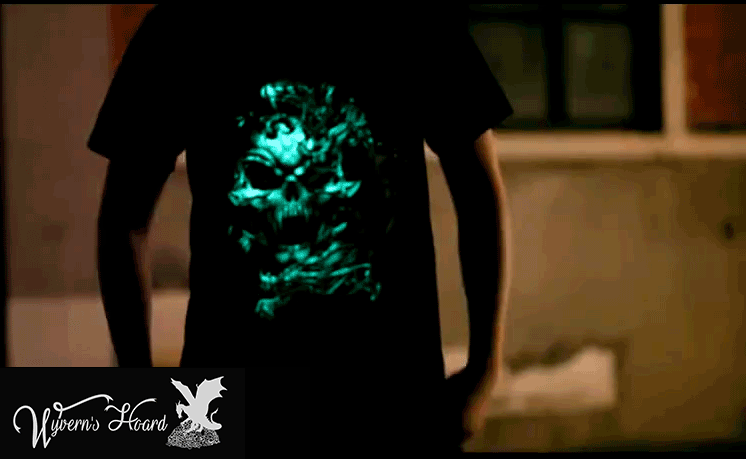 Yin & Yang Dragon Glow In The Dark Long Sleeve Shirt