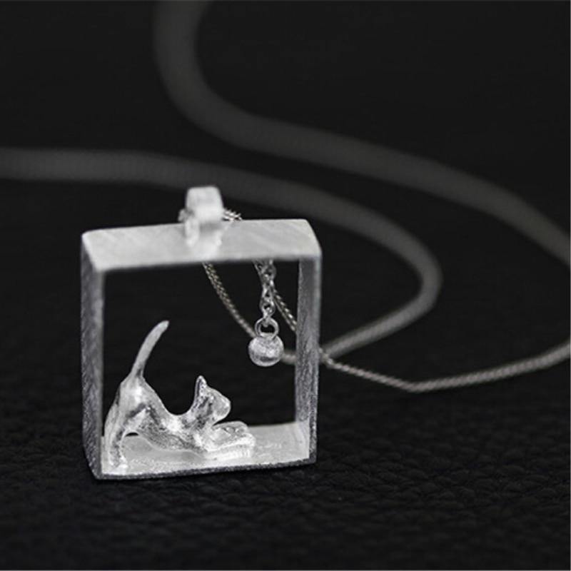 Playful Kitten Necklace - Wyvern's Hoard