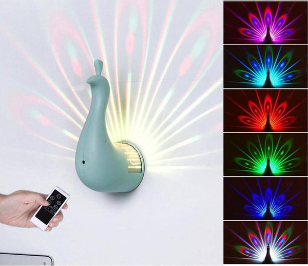 Peacock sales projection lamp