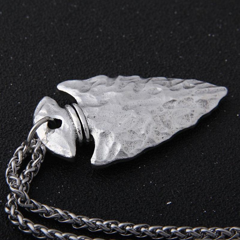 Aegishjalmr Helm of Awe Arrowhead Necklace - Wyvern's Hoard