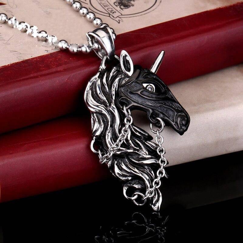 Zombie Unicorn Necklace - Wyvern's Hoard