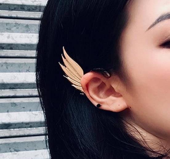 Angel Wings Ear Cuffs - Wyvern's Hoard
