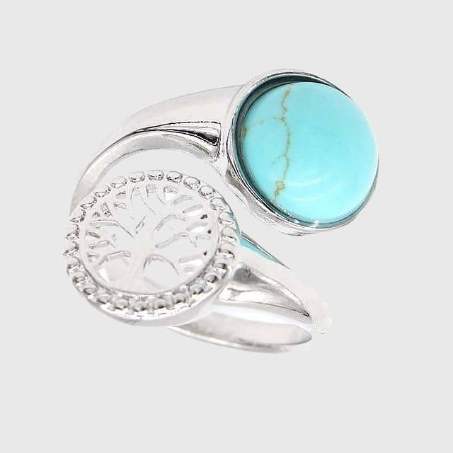 Tree of Life Natural Stone Rings - Wyvern's Hoard
