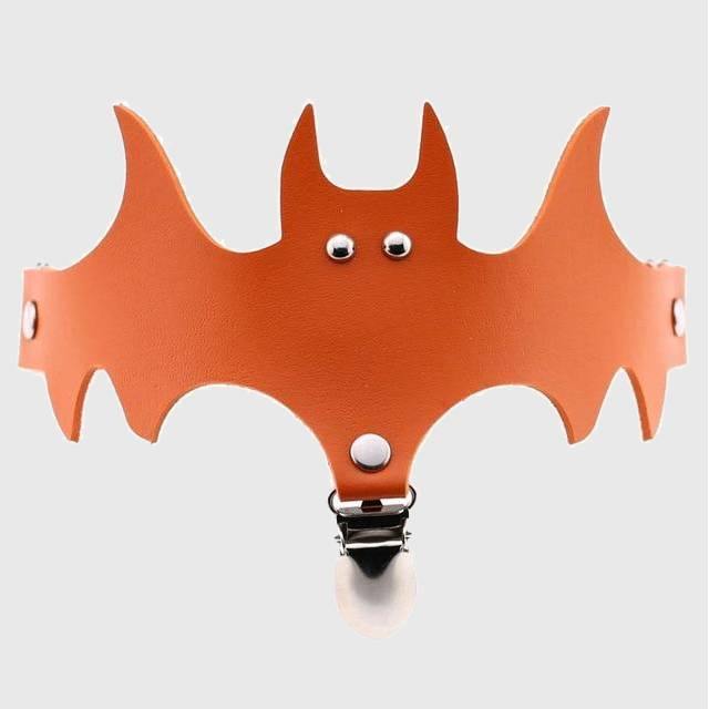 Bats Garter Belt Orange by Wyvern's Hoard Bats Garter Belt Orange by Wyvern's Hoard
