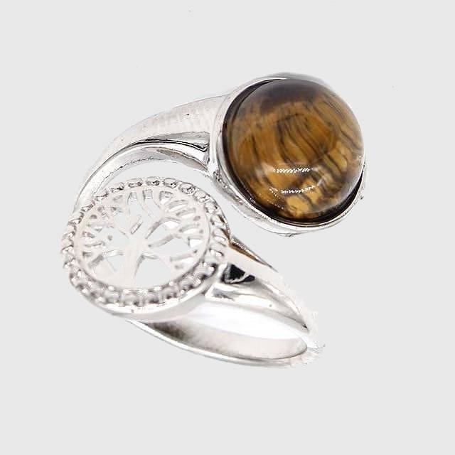 Tree of Life Natural Stone Rings - Wyvern's Hoard